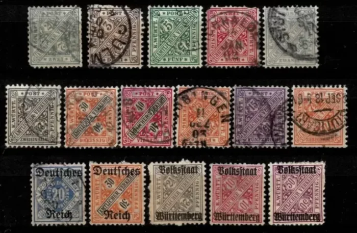 Old Germany / Wurttemberg 1881/1906