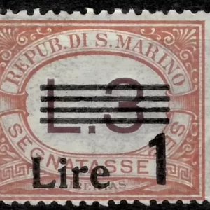 San Marino year 1936 – Porto postage stamps