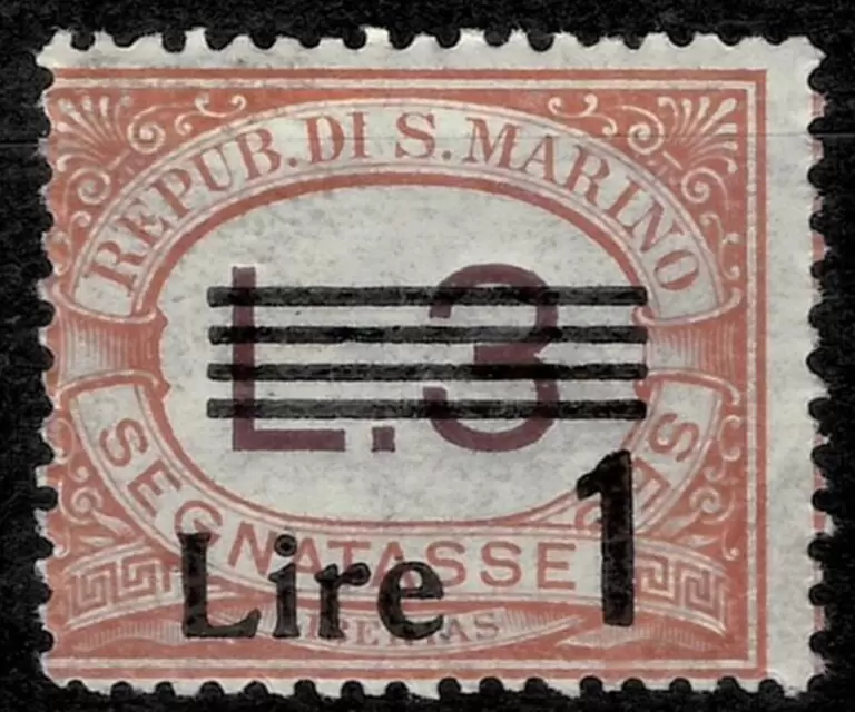 San Marino year 1936 – Porto postage stamps