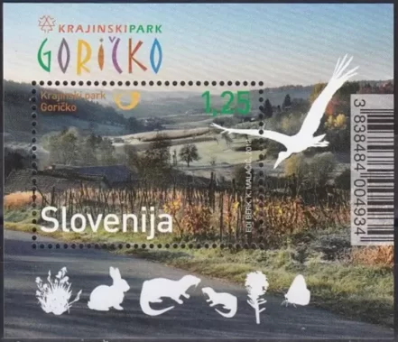 Slovenia 2012 stamp Nature Parks