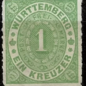 Wurttemberg 1869 stamps 1 kr. Mi 36