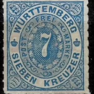 Wurttemberg 1869 7 kr.