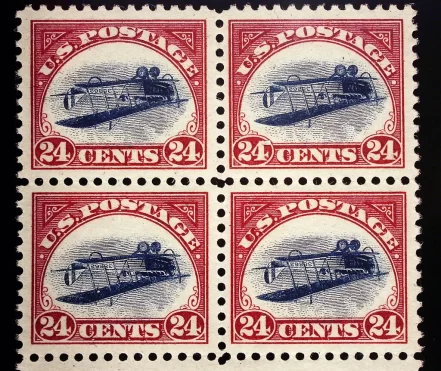 inverted-jenny block stamps