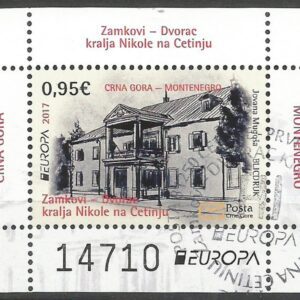 Montenegro architecture stamp