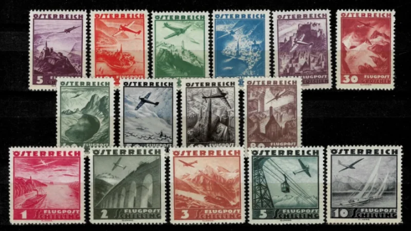 Austria stamps 1935 – Airmail