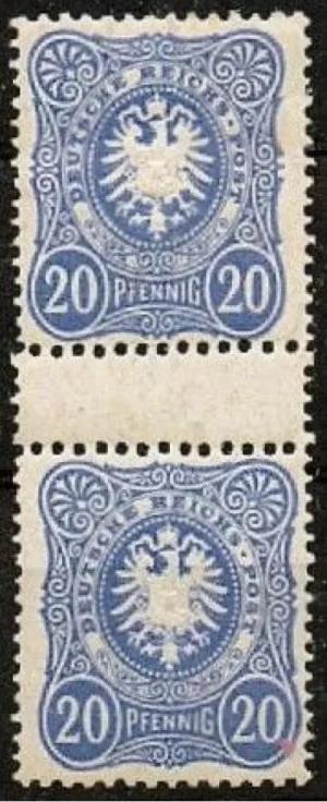 German Reich 1880 year 20pf stamp