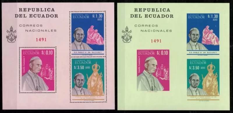 Ecuador 1966 Pope Paul VI