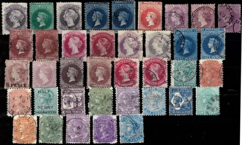 South Australia stamps year 1860