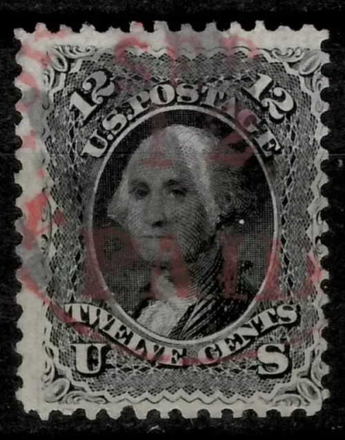 United states 1861 12c stamp