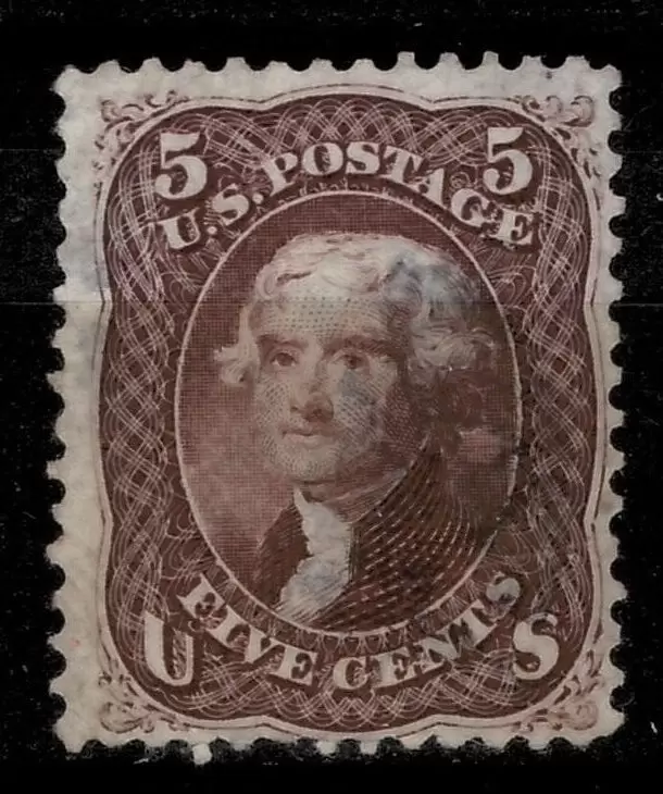 United states stamp 1861 – 5 c Jefferson