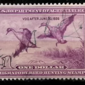 USA 1938 Duck stamp $1