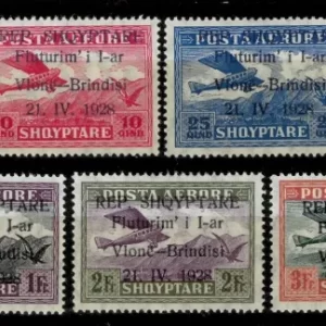 Albania year 1928 stamps Airmail