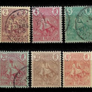 French Colonies Guinea 1904 - Shepherd MH/Used lot