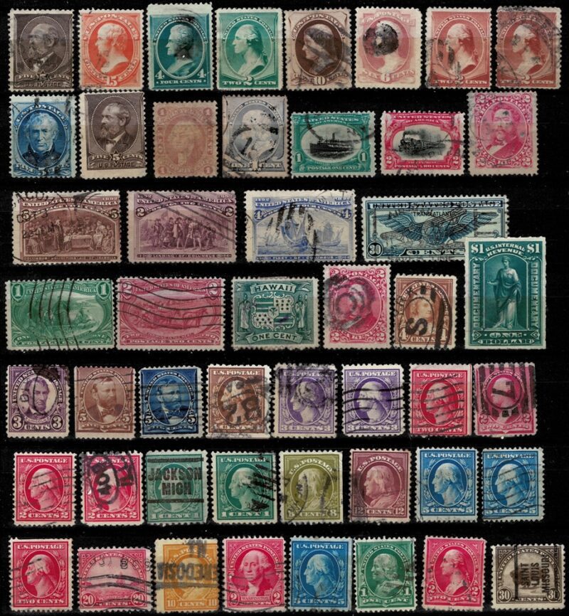 United states stamps year 1870/1900 Used lot