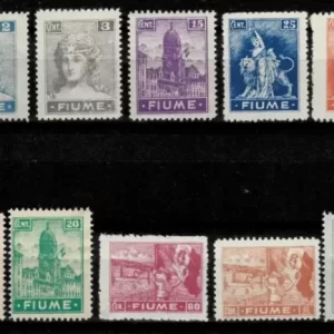 Fiume year 1919 MNG/MH lot of stamps