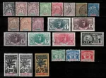 France Dahomey year 1899/1910 MH/Used lot of stamps