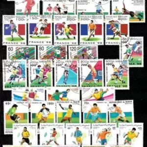 France World cup 1998 Soccer Football Worldwide collection - MNH / Used / CTO