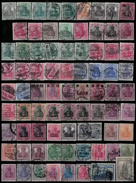 Germany year 1880 / 1920 stamps Used collection