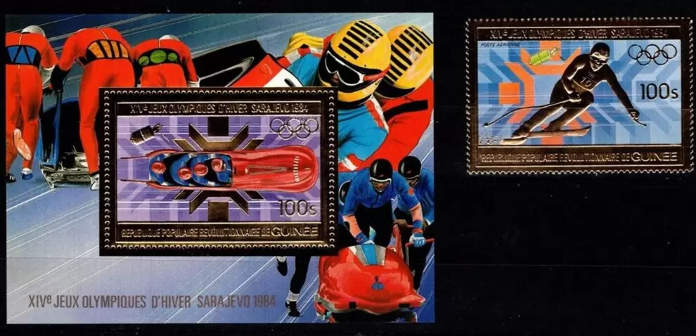 Guinea year 1984 Winter Olympic games Sarajevo