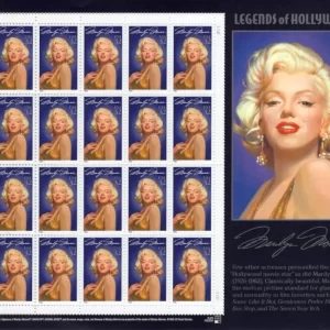 USA year 1995 stamp Marilyn Monroe