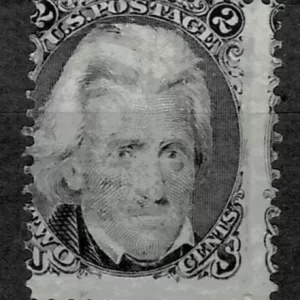 USA Stamp year 1867 stamp / 2 c Andrew Jackson