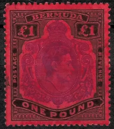 Bermuda year 1938 - 1£ stamp Used