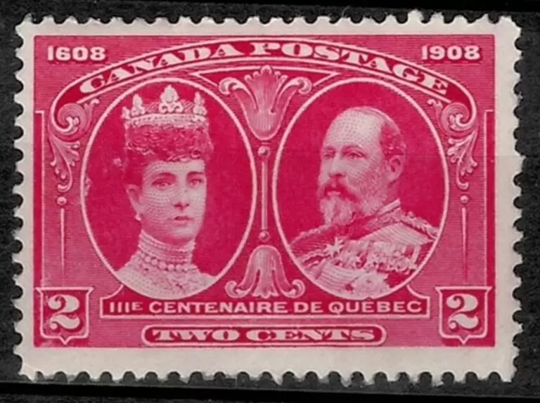 Canada Stamp 1908 2¢ stamp King Edward VII & Queen Alexandra