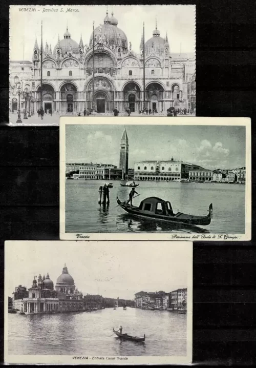 Italy Venice 1910-1930 Old Postcards