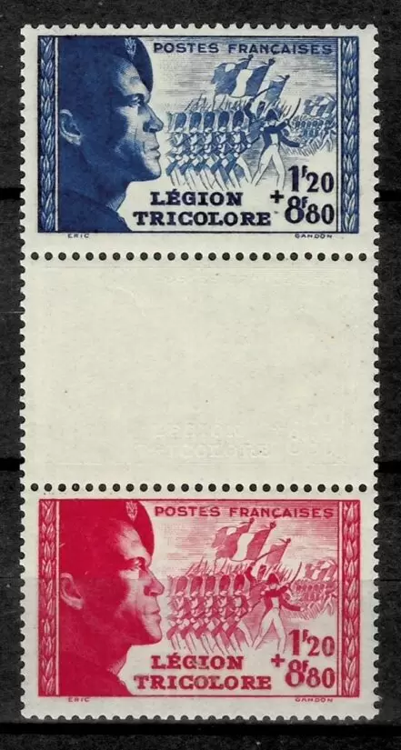 France legion year 1942 MNH** stamps