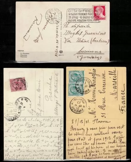 Italy / Firence year 1910/30 Postcards