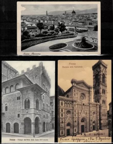 Italy / Firence year 1910/30 Postcards