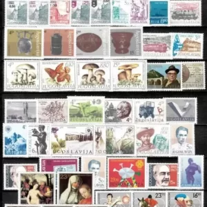 Yugoslavia 1975/85 100+ Different Stamps Full Sets