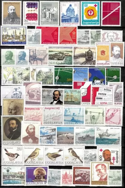 Yugoslavia 1975/85 ☀ 100+ Different Stamps Full Sets ☀ MNH**