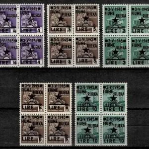 Istria / Fiume Rijeka - year 1945 - Unused MNH stamps