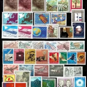 Yugoslavia 1975/85 100+ Different Stamps Full Sets MNH collection