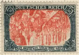 Keiser Wilhelm II – invert error German Empire – 1905