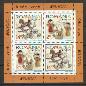 Romania 2015 Europa Stamps – Old Toys