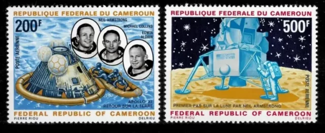 Cameroon year 1969 Airmail - First Man Landing on Moon full set