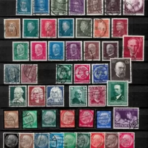 German Reich stamp Collection of famous people of Germany