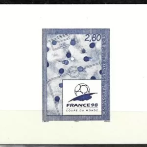 France year 1998 World Cup Football Sport Games (Imperforated Proof)