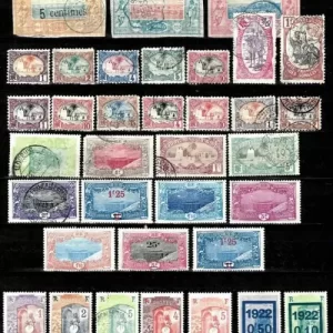 French Coast of Somalia year 1900/1930 Postage stamps Collection