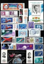 Russia USSR Space collection 1950/80 Mint never hinged stamps