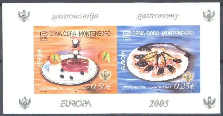 Montenegro 2005 Europa CEPT - Gastronomy imperforated MSS MNH