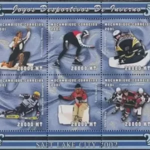 Mozambique 2002 Olympic Games Salt lake city stamps MNH **