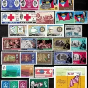 Antigua postage stamps collection year 1950 / 1980 MNH