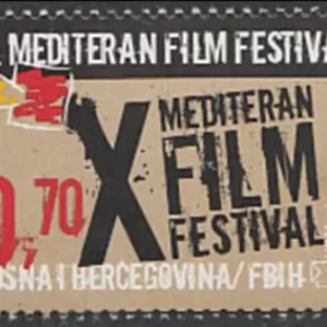 Bosnia stamp year 2009 Mediterranean Film Festival