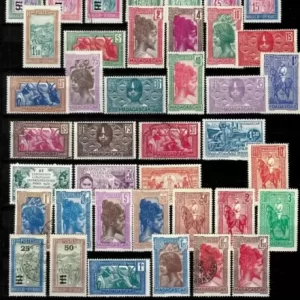 French Madagascar year 1900 - 1940 MH / Used collection