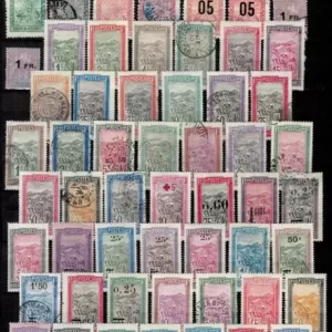 French Madagascar year 1900 - 1940 MH / Used collection