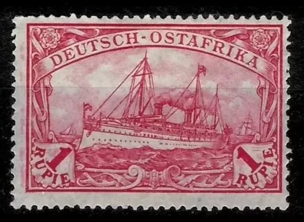 German East Africa year 1901 - 1 Rupie MH stamp