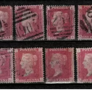 Great Britain stamps year 1864 - 1875 One Penny SG 43